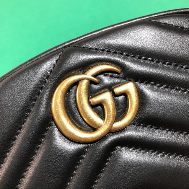 Gucci腰包 476434 GUCCI古馳GG Marmont系列 DSVRT Gucci原廠皮女士腰包  gqy2728